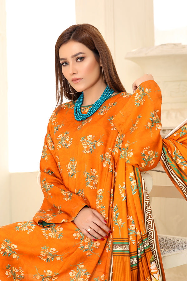 D 9 - Digital Printed Linen 3PC