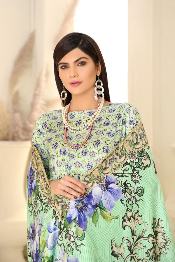 D 13 - Digital Printed Linen 3PC