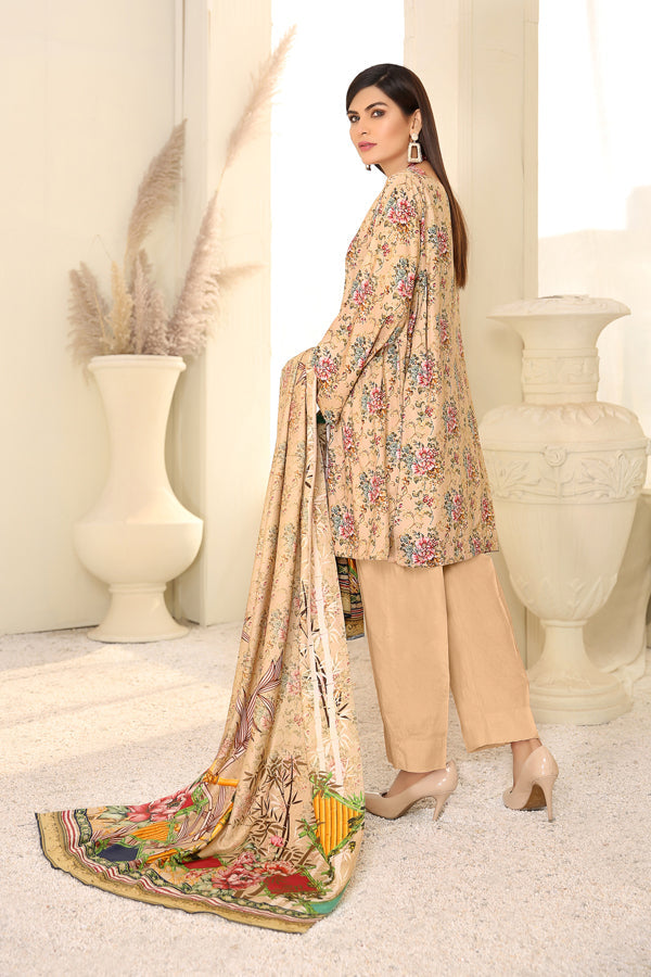 D 16 - Digital Printed Linen 3PC