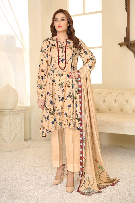 D 23 - Digital Printed Linen 3PC