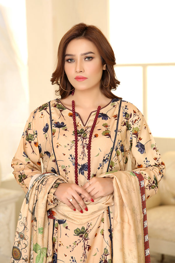 D 23 - Digital Printed Linen 3PC