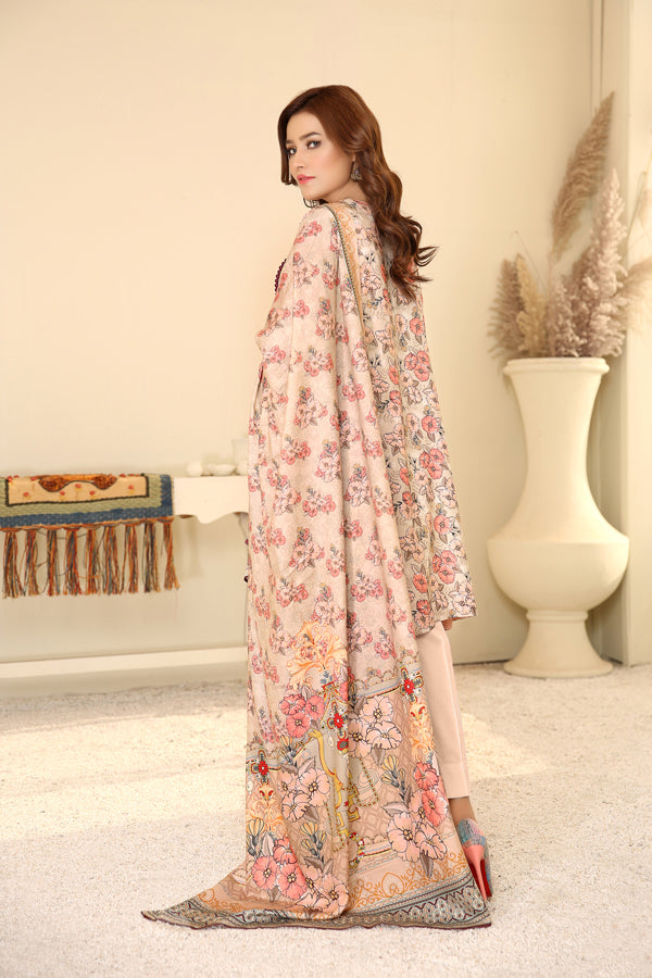 D 26 - Digital Printed Linen 3PC