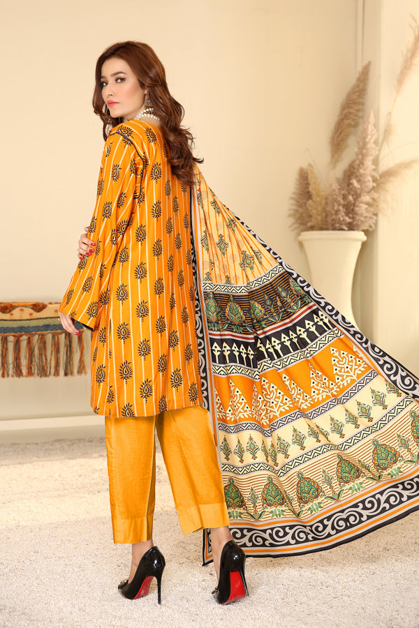 D 28 - Digital Printed Linen 3PC