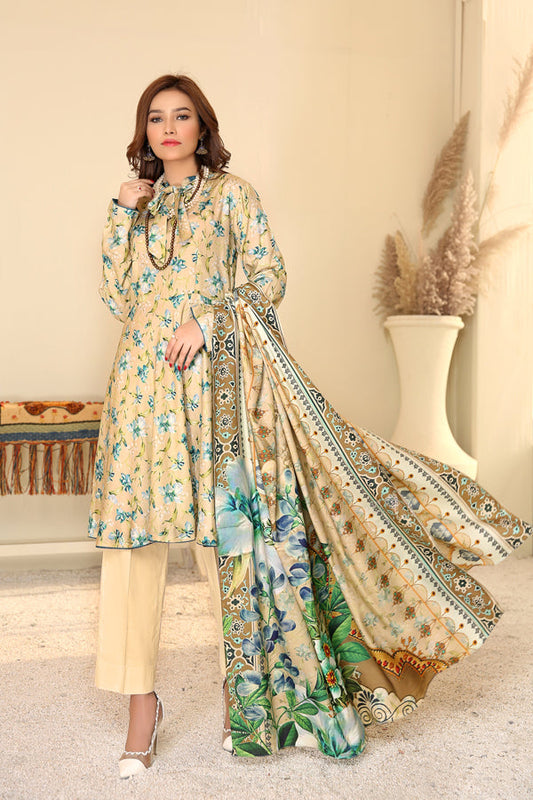 D 30 - Digital Printed Linen 3PC