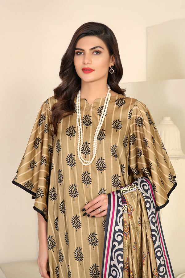 D 40 - Digital Printed Linen 3PC