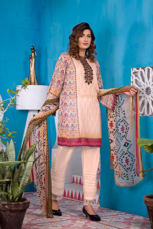 Buffy - Digital Embroidered Swiss Voil