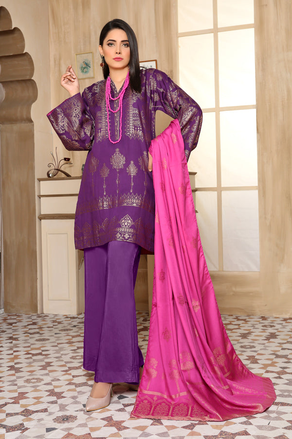 Cerise - Winter Jacquard 2 Piece Unstitch