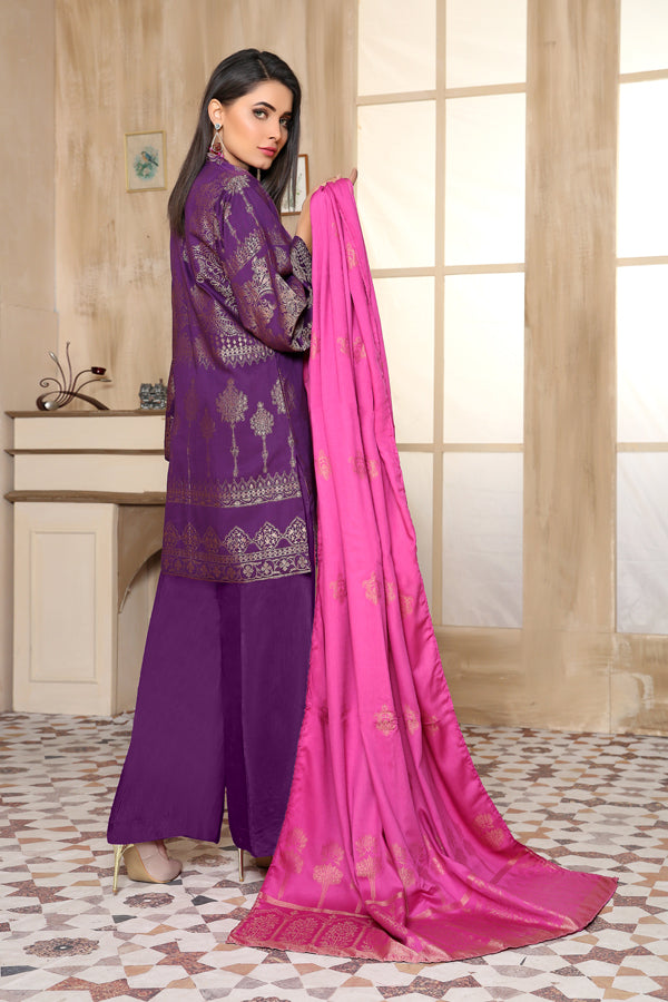 Cerise - Winter Jacquard 2 Piece Unstitch