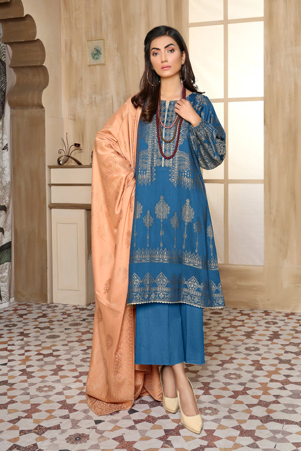 Cerulean - Winter Jacquard 2 Piece Unstitch