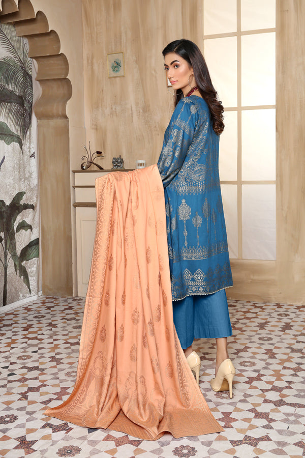 Cerulean - Winter Jacquard 2 Piece Unstitch