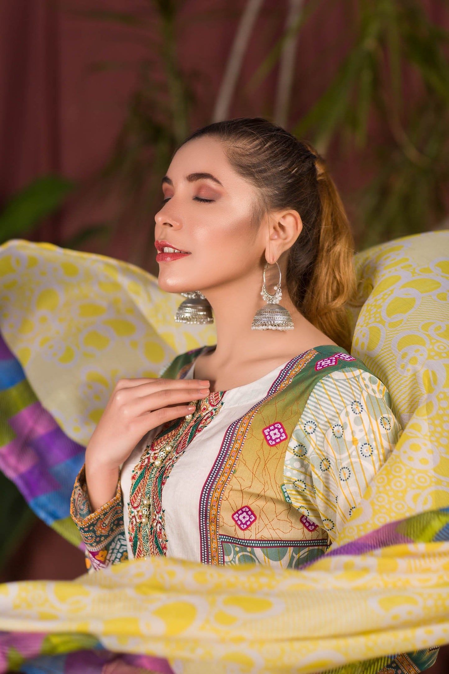 Blaire - Digital Printed & Embroidered Lawn 3PC