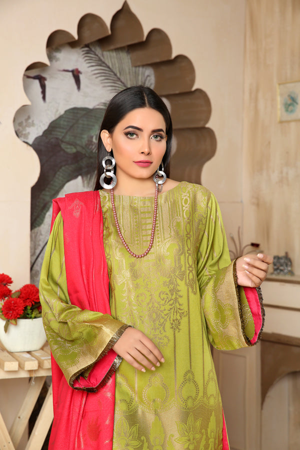 Emerald - Winter Jacquard 2 Piece Unstitch