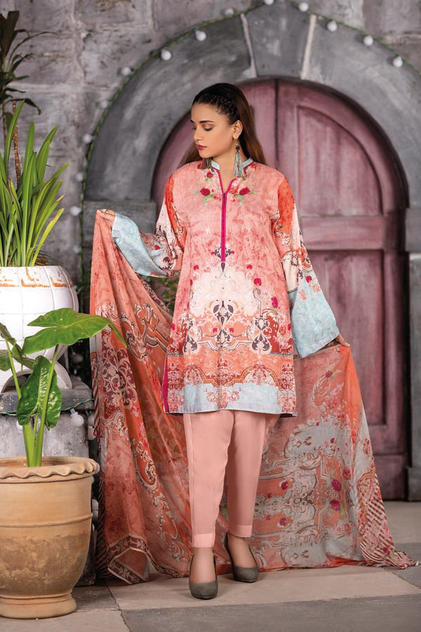 Cosmos - Digital Sequin Chickenkari Viscose