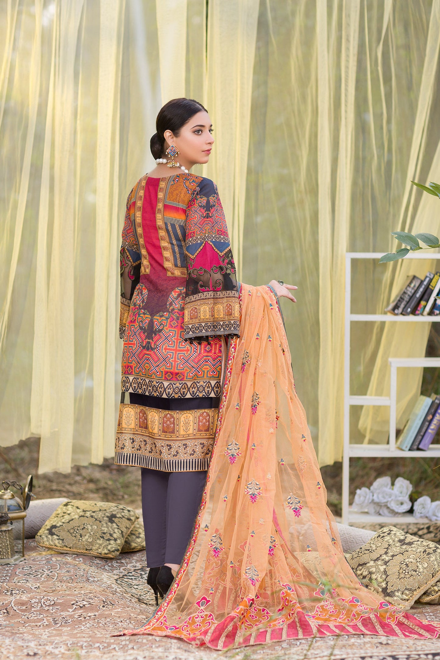 Mishty - Digital Embroidered Swiss Voil 3PC