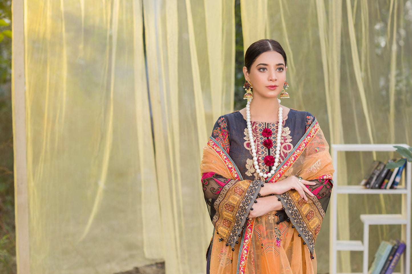 Mishty - Digital Embroidered Swiss Voil 3PC