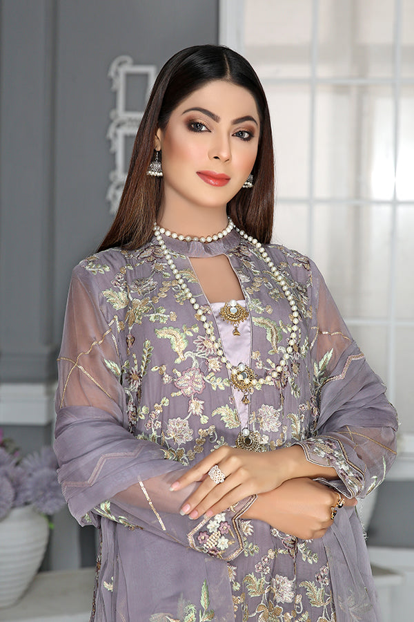 Dalmation - Luxury Desire Embroidered Chiffon 3PC