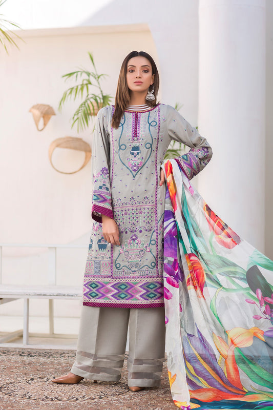 Dioica - Embroidered Lawn Karandi