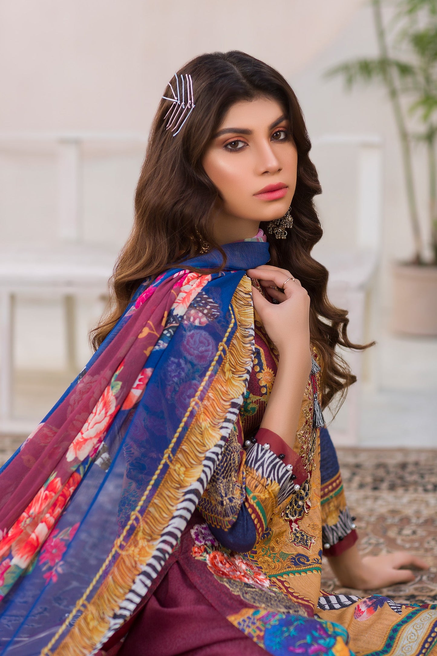 Blissa - Digital Embroidered Lawn Karandi
