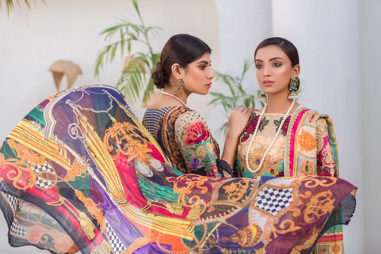 Rumex - Digital Embroidered Lawn Karandi
