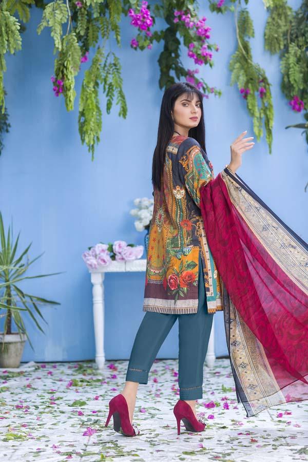 Comet - DIGITAL EMBROIDERED LAWN Unstitch