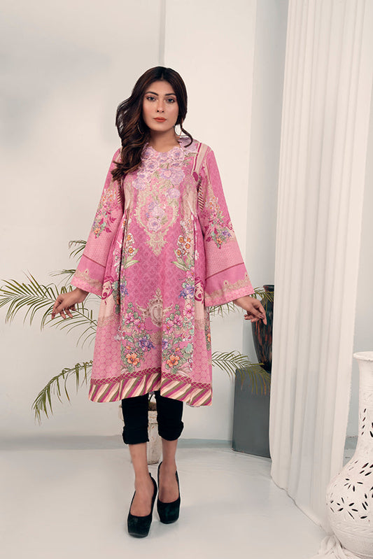 Elence - Embroidered Khaddar Unstitch Kurti