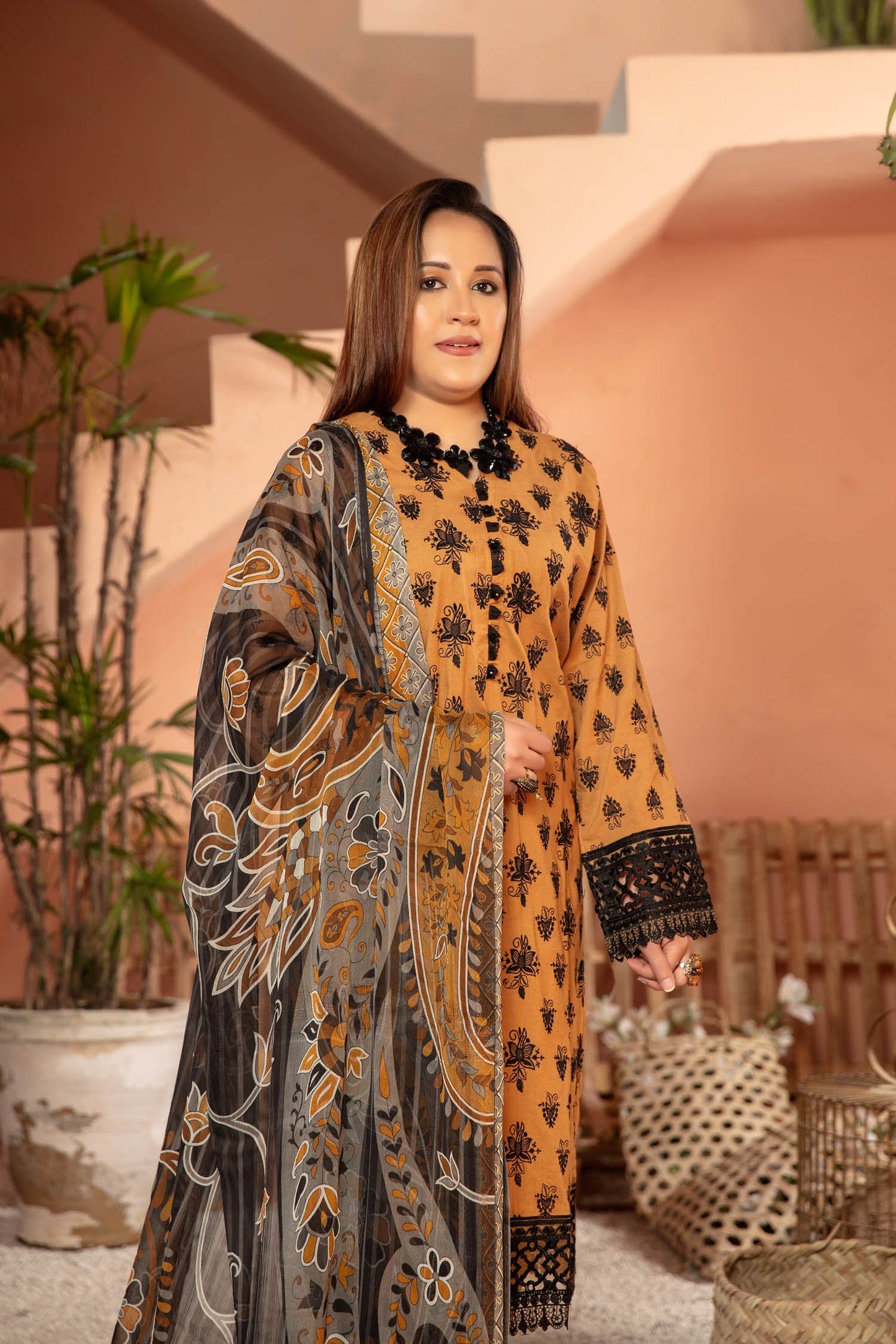 Tussock - Embroidered Lawn Stitched 3PC