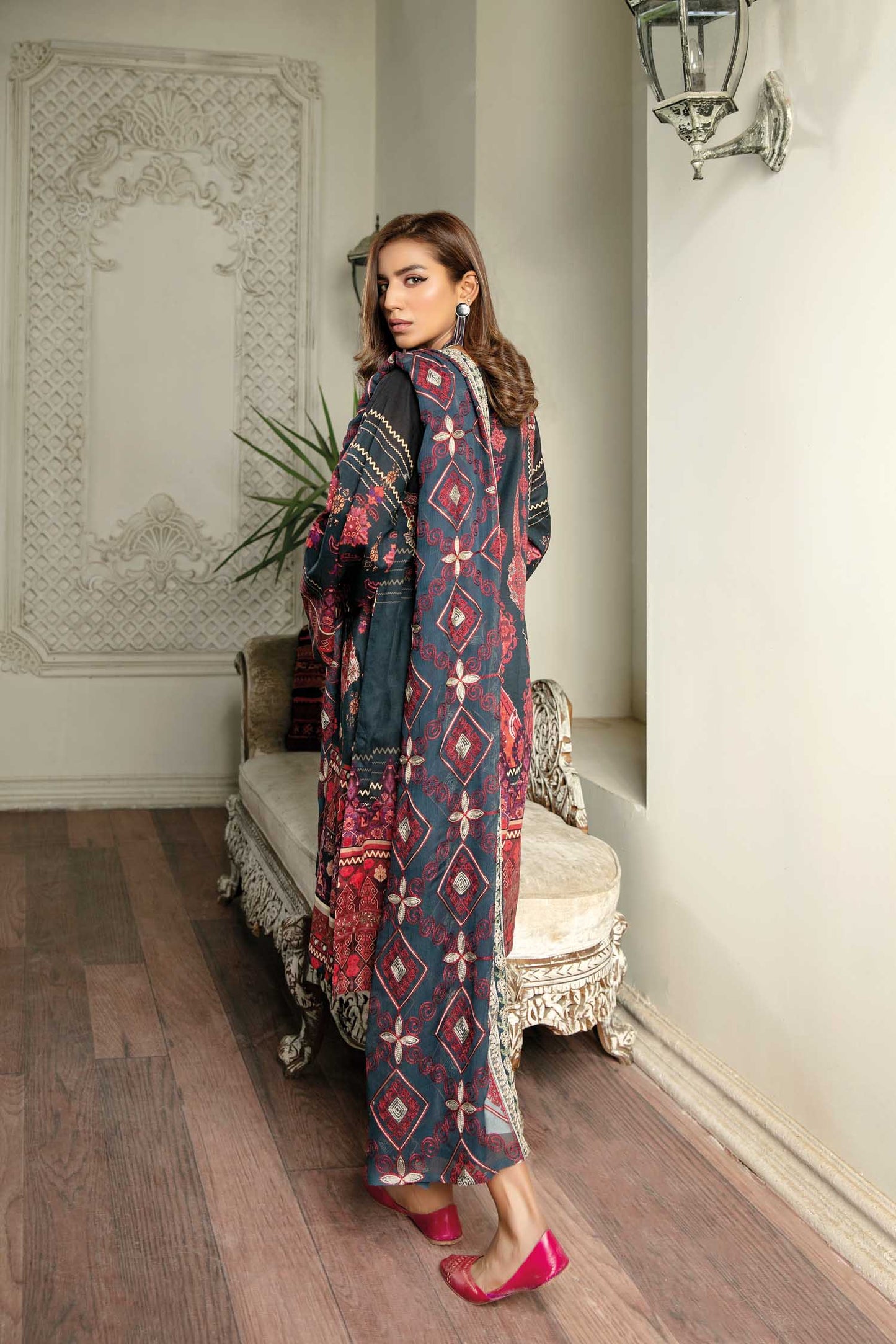 Misel - Digital Printed & Embroidered Lawn 3 piece
