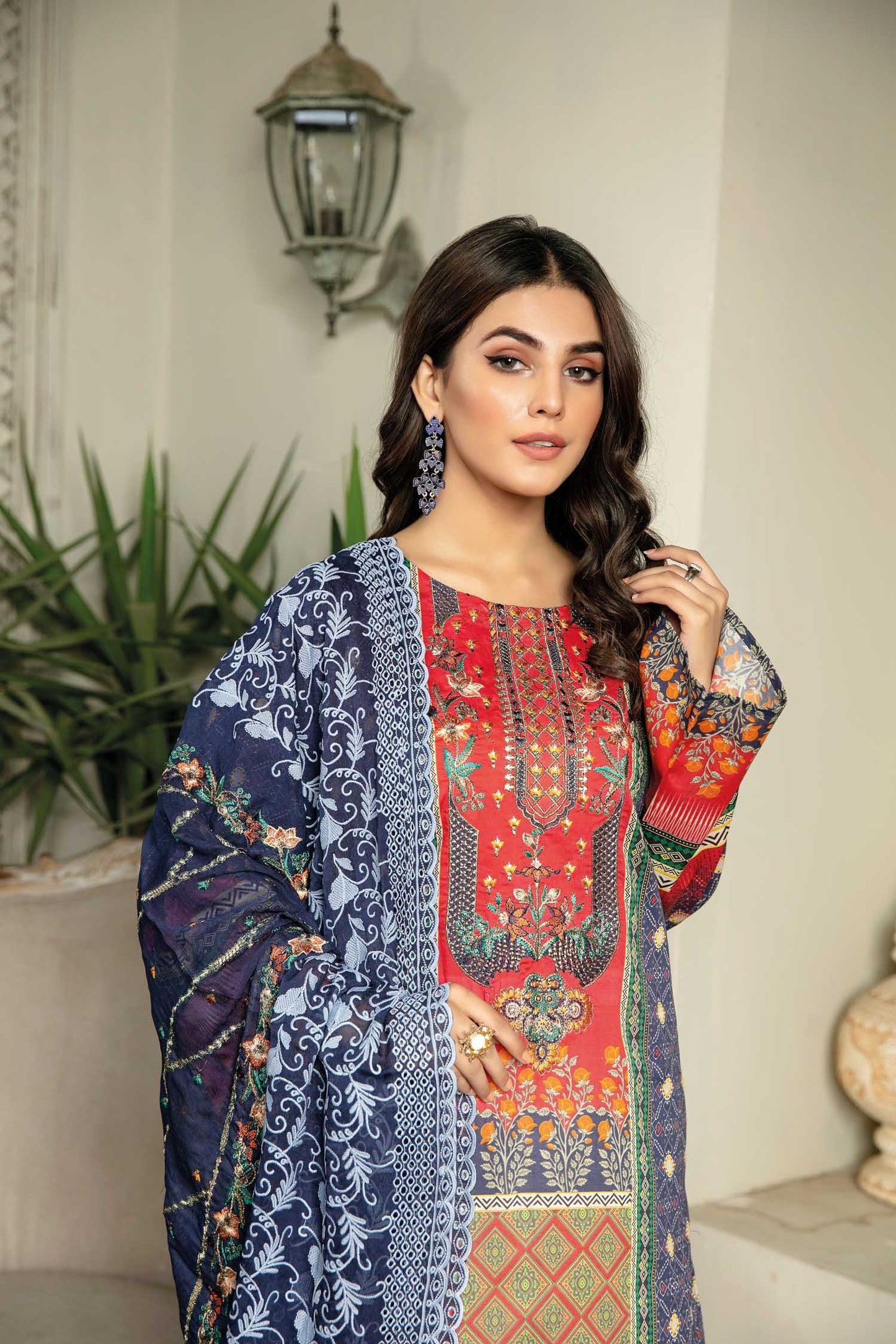Molen - Digital Printed & Embroidered Lawn 3PC