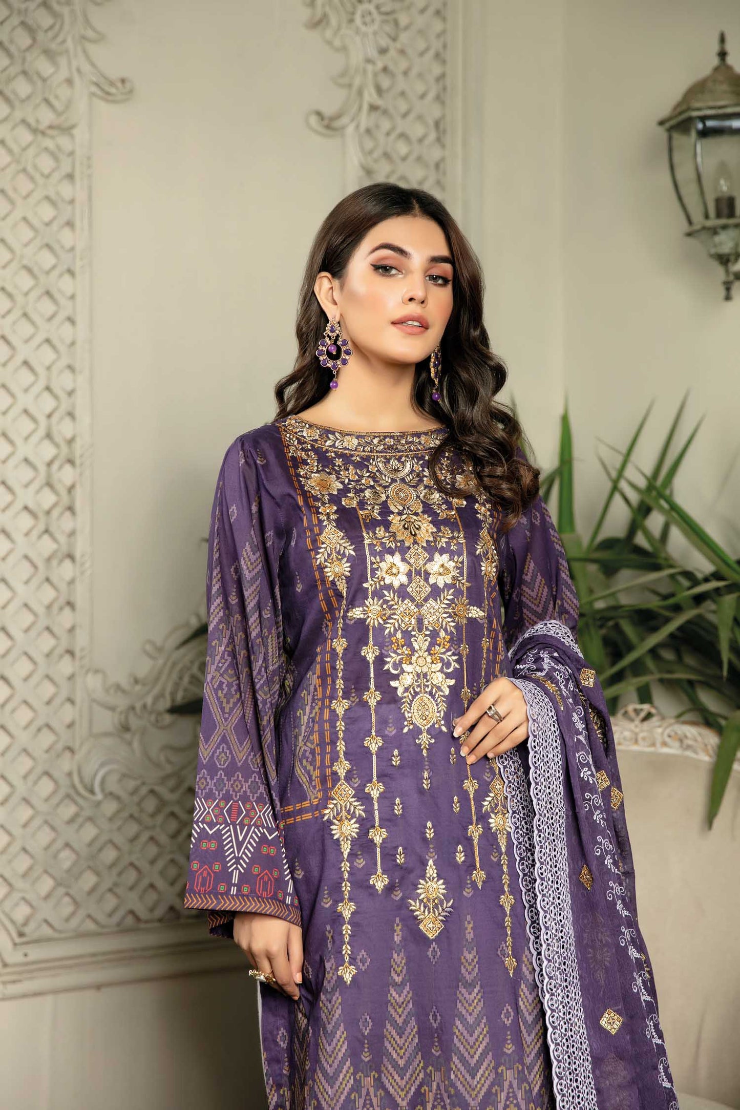 Grewia - Digital Printed & Embroidered Lawn 3PC