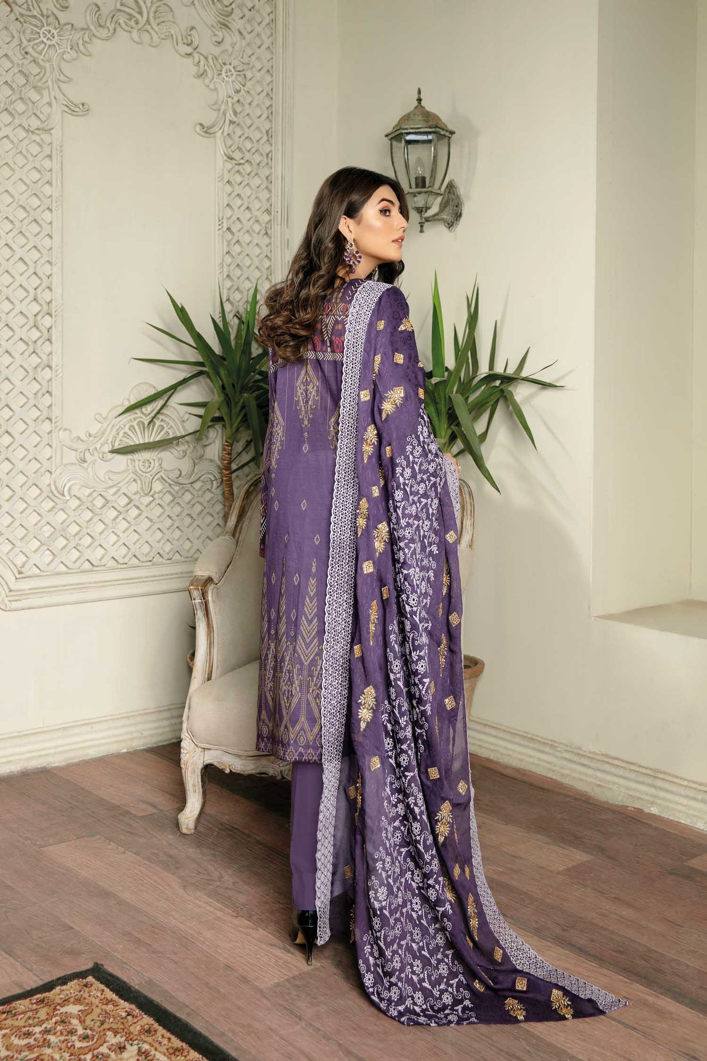 Grewia - Digital Printed & Embroidered Lawn 3PC