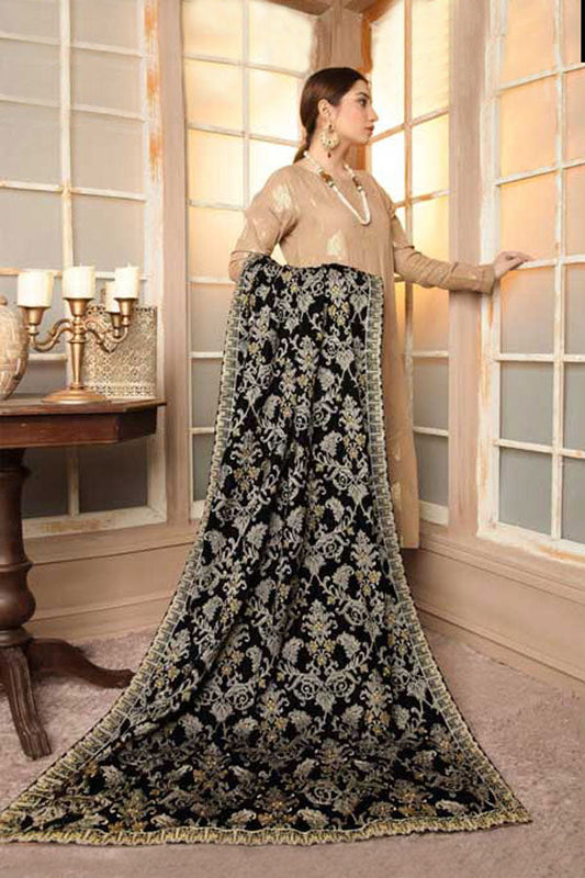 Ecrin - Velvet Embroidered Shawl