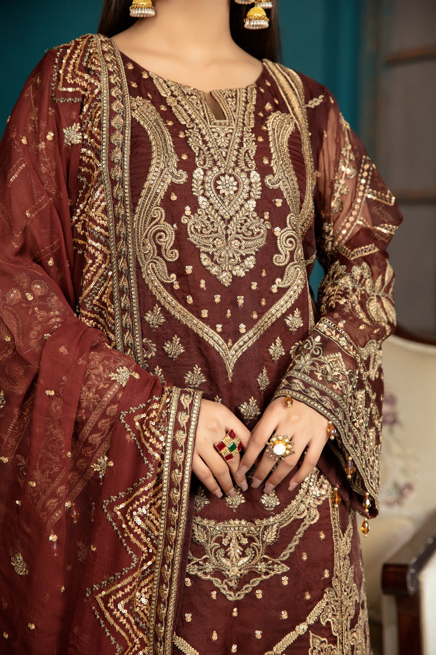 Cinnamon - Luxury Pret 4PC