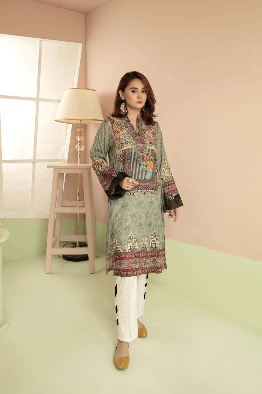 Gresin - Printed Stitch Kurti