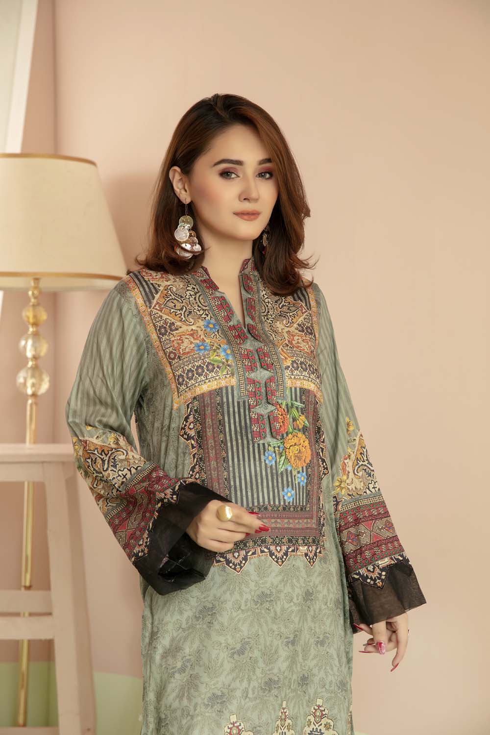 Gresin - Printed Stitch Kurti