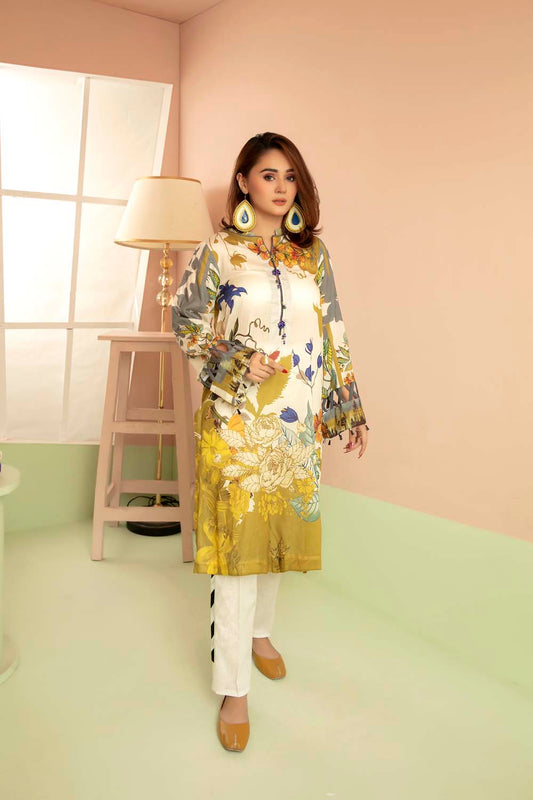 Flowery Quil - Printed Stitch Kurti