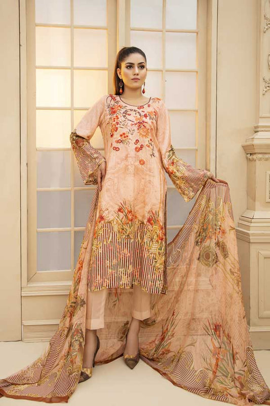 Del Rio - Digital Embroidered Viscose 3 Piece