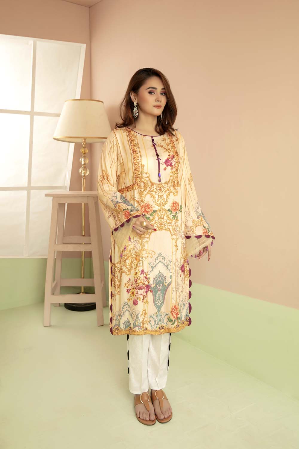Wisdom - Printed Stitch Kurti