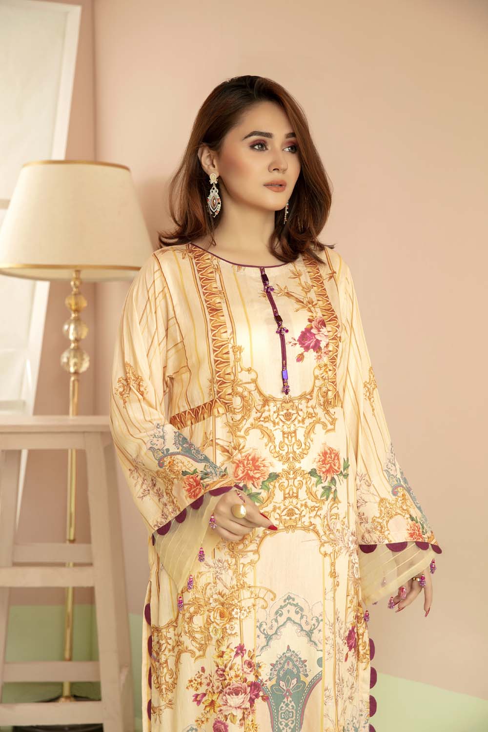 Wisdom - Printed Stitch Kurti