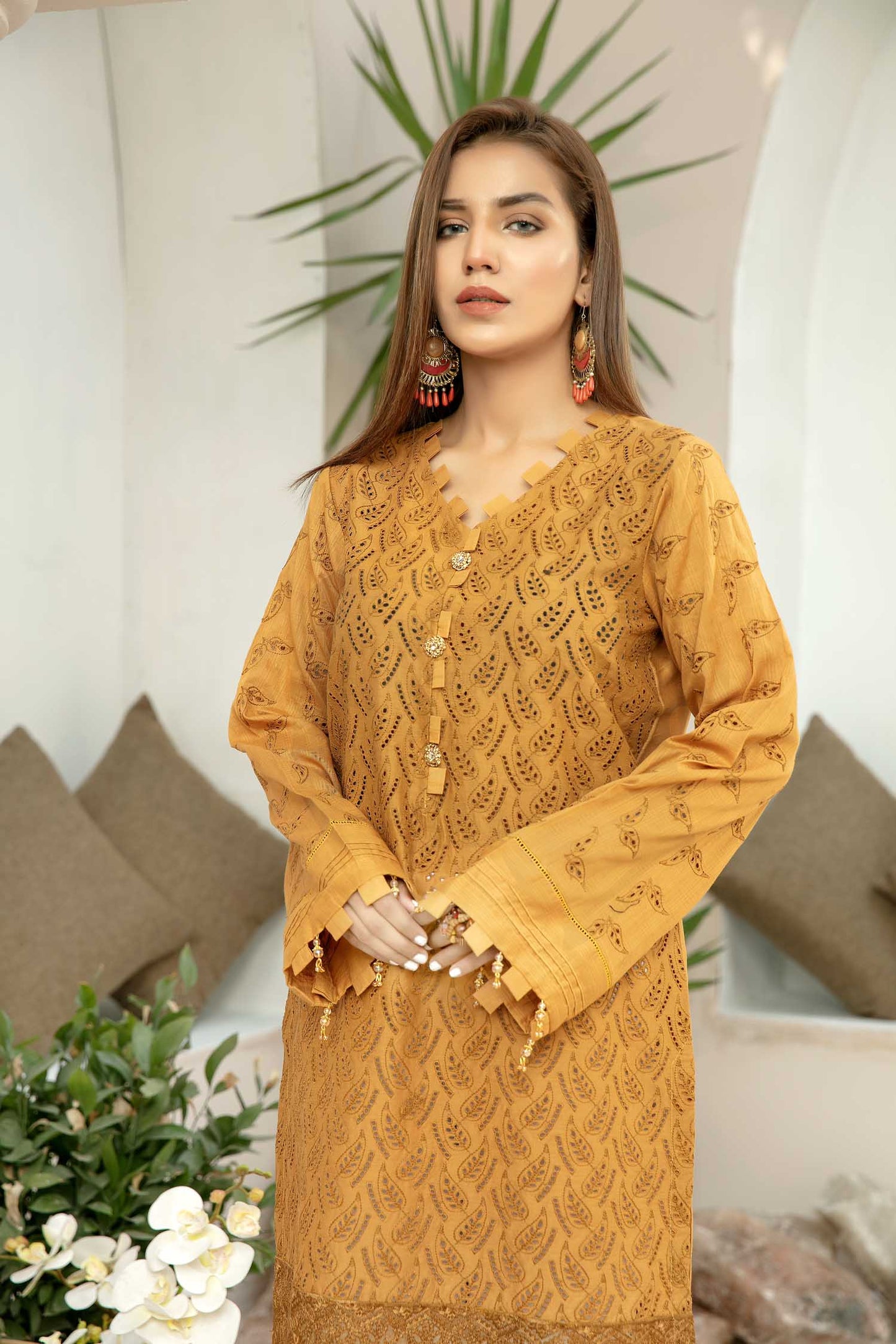 Obscure - Embroidered Schiflli Lawn Stitched