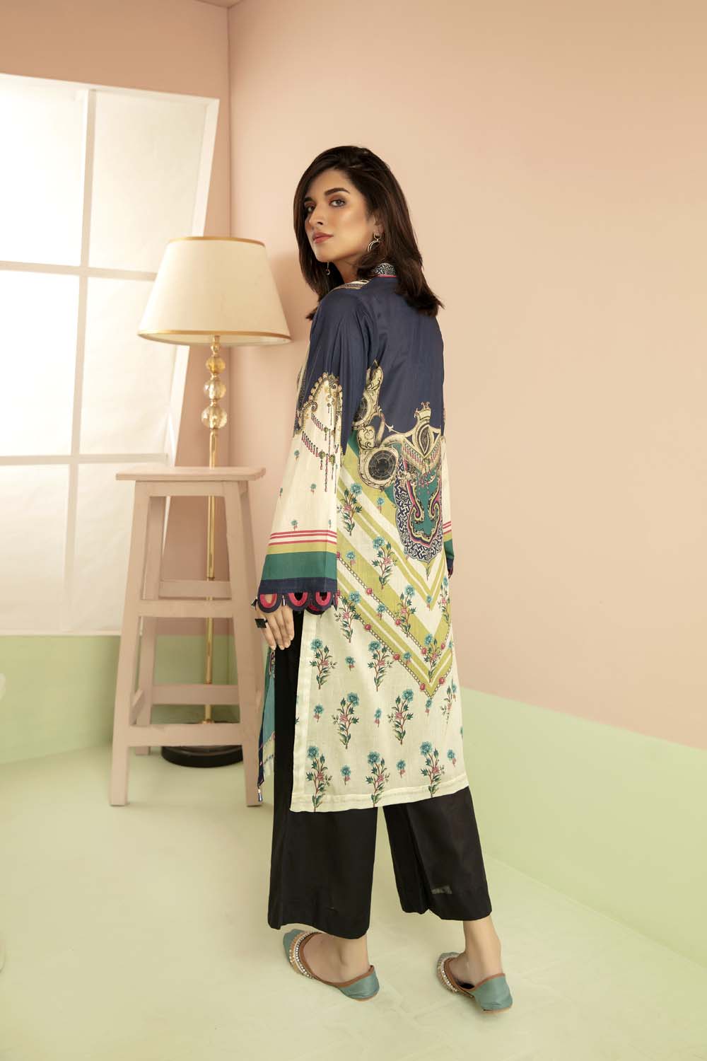 Drozil - Printed Stitch Kurti
