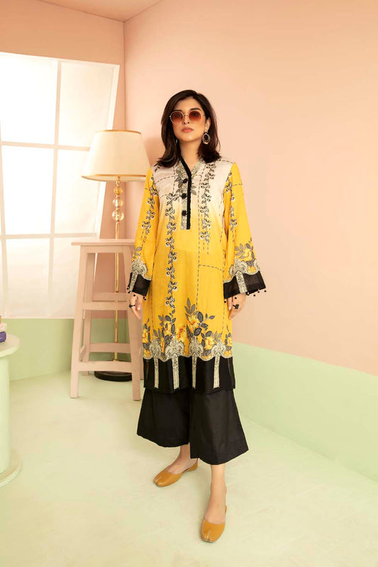 Sun Flower - Printed Stitch Kurti