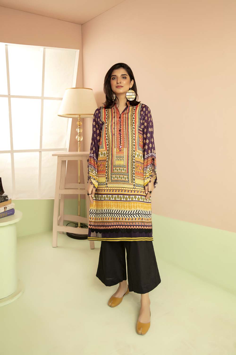 Grip Lines - Printed Stitch Kurti