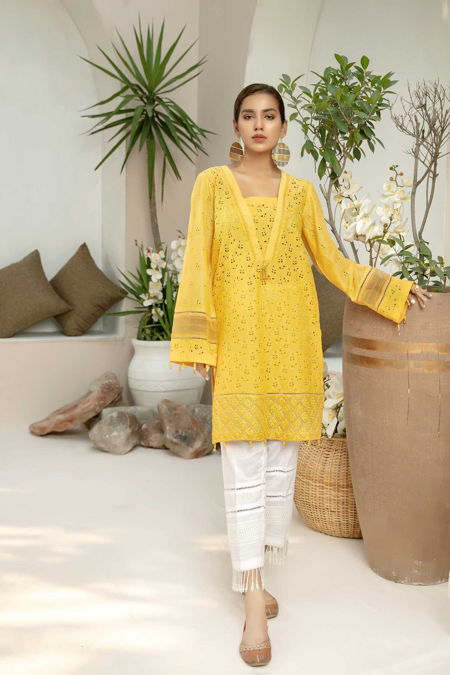 Parm - Embroidered Schiflli Lawn Stitched