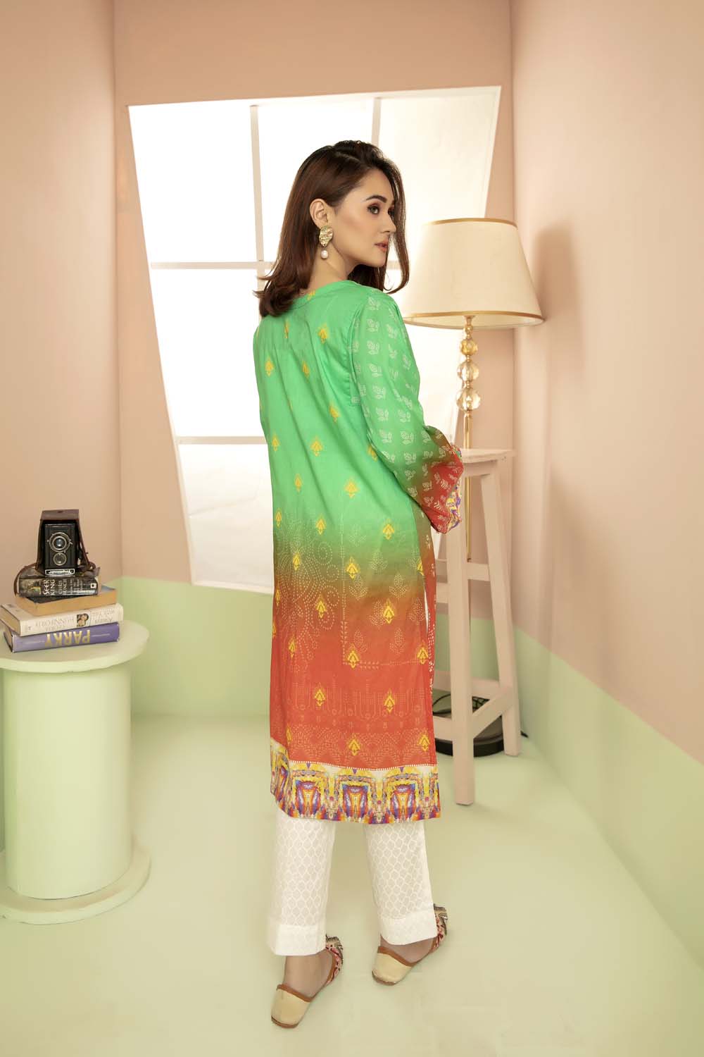 Grezin - Printed Stitch Kurti