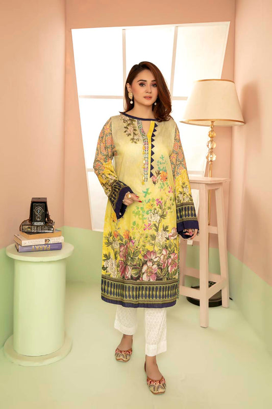 Silky Wist - Printed Stitch Kurti