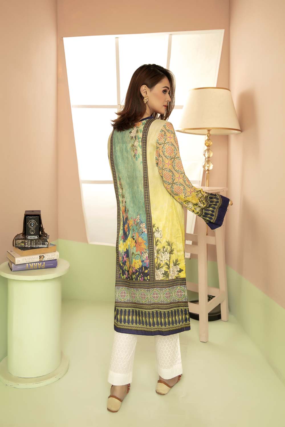 Silky Wist - Printed Stitch Kurti