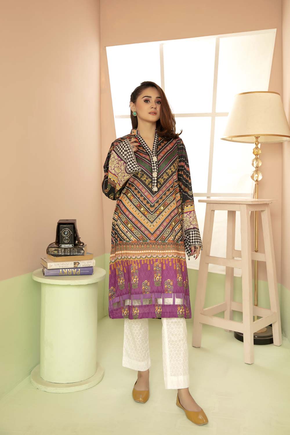 Veld - Printed Stitch Kurti