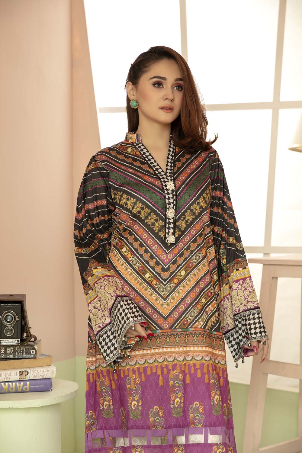 Veld - Printed Stitch Kurti