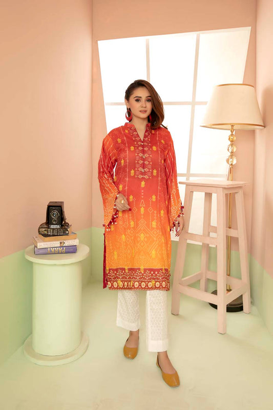 Mix Shine - Printed Stitch Kurti