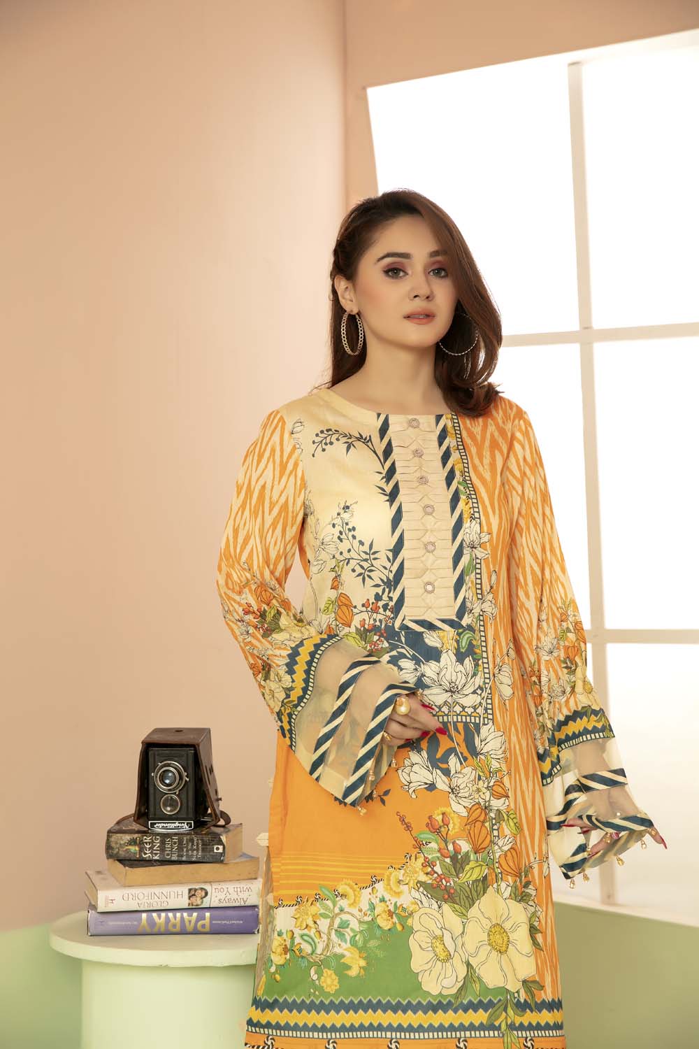 Light Pond - Printed Stitch Kurti